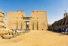 Visiting Edfu Temple aboard Jaz Crown Jewel Nile Cruise – ancient sanctuary of Horus